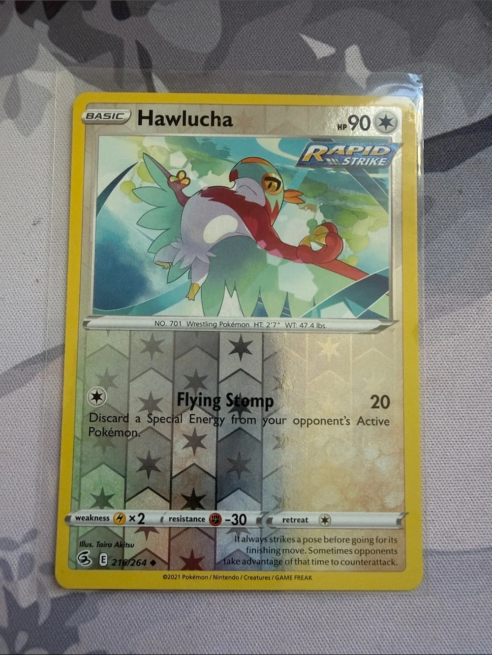 Hawlucha Pokémon Card Lot | 2 Holo Reverse Holo Cards ✨5/$25✨